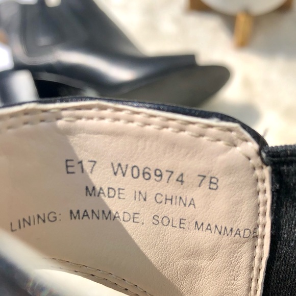 Cole Haan | Black W06974 Basel Open Toe Block Heel - Picture 2 of 11